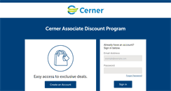 Desktop Screenshot of cerner.perkspot.com