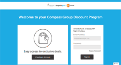 Desktop Screenshot of compassgroup.perkspot.com