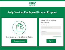 Tablet Screenshot of kellyservices.perkspot.com