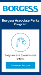 Mobile Screenshot of borgess.perkspot.com
