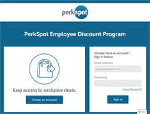 Tablet Screenshot of et.perkspot.com