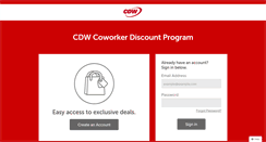Desktop Screenshot of cdw.perkspot.com