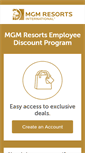 Mobile Screenshot of mgmresorts.perkspot.com