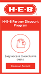Mobile Screenshot of heb.perkspot.com