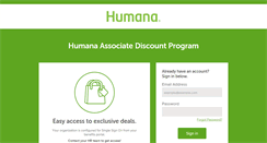 Desktop Screenshot of humana.perkspot.com