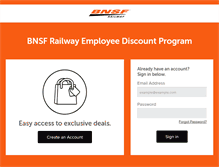 Tablet Screenshot of bnsf.perkspot.com